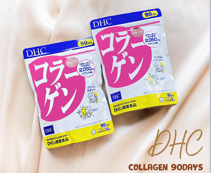 Collagen DHC 90 ngày ngăn chặn lão hóa da liệu có hiệu quả 