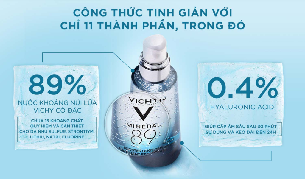 Review chi tiết serum Vichy 89 Mineral 